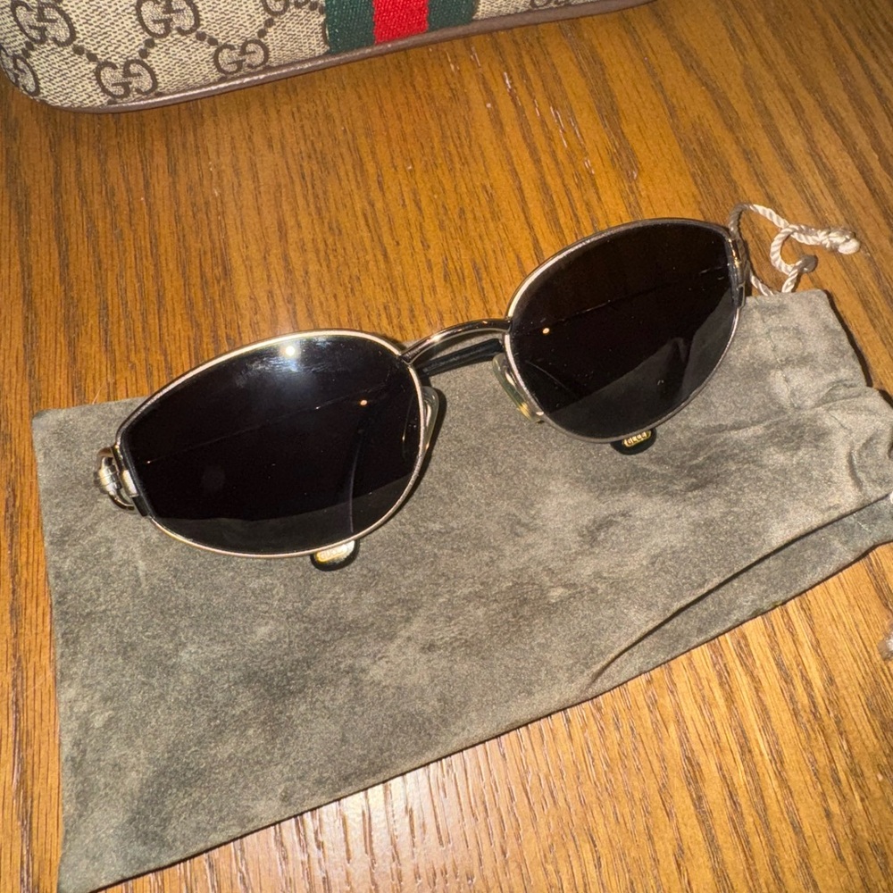 Tom ford for Gucci Black and Silver Sunglasses